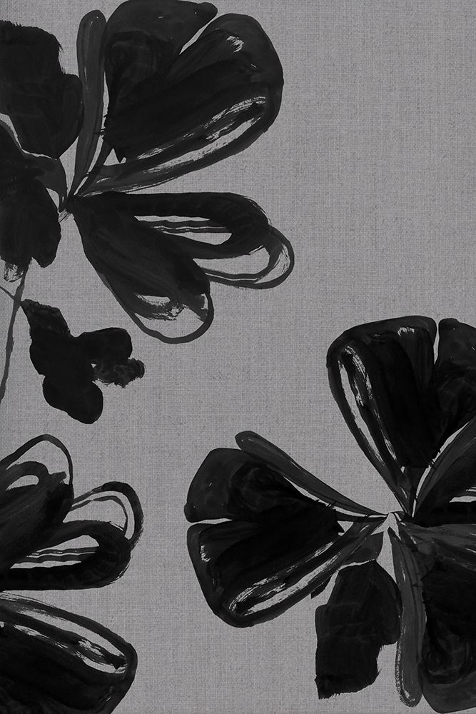 Black Floral 4 art print by cartissi for $57.95 CAD