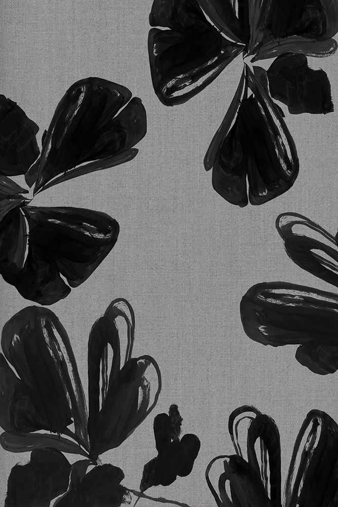 Black Floral 5 art print by cartissi for $57.95 CAD