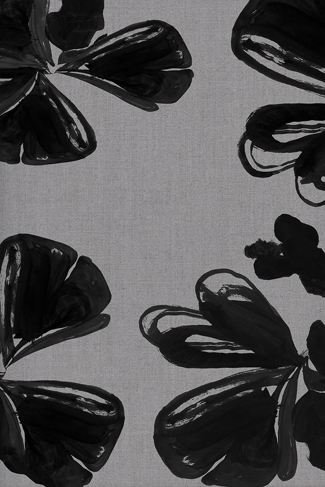 Black Floral 6 art print by cartissi for $57.95 CAD