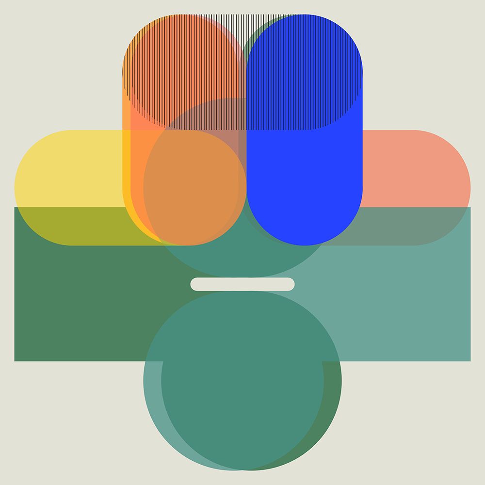Shapes3 art print by Leigh Bagley for $57.95 CAD