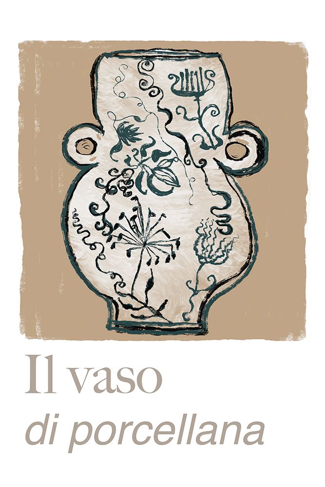 Il Vaso Di Porcellana art print by cartissi for $57.95 CAD