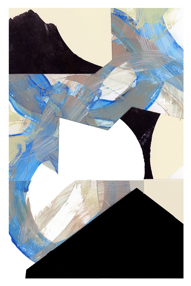 Blue Neutral Beige Black 2 art print by cartissi for $57.95 CAD