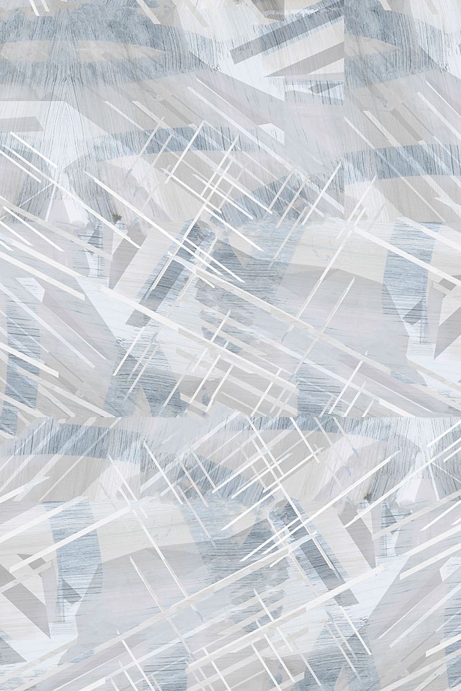 Calm Grey White Abstract 2 art print by cartissi for $57.95 CAD