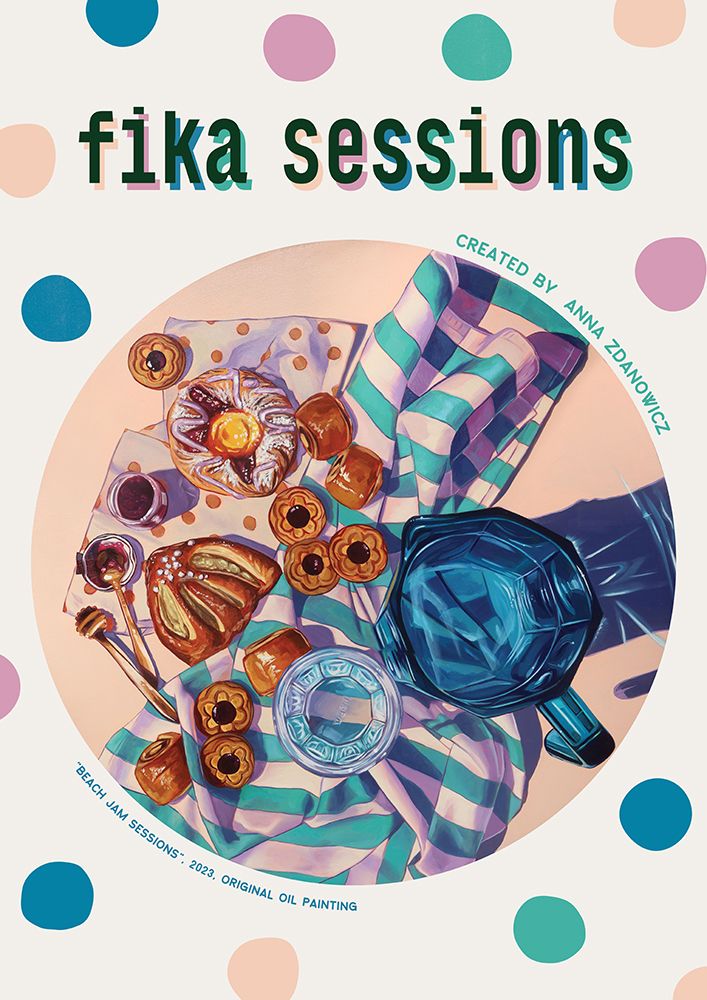 Beach Jam Sessions art print by Anna Zdanowicz for $57.95 CAD