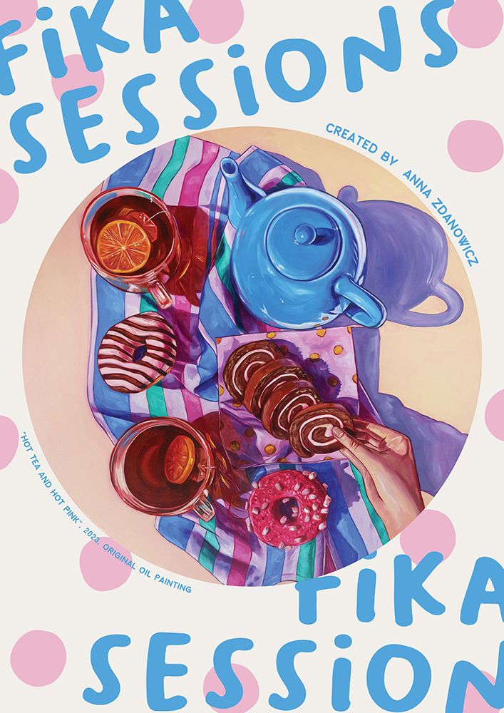Hot Tea and Hot Pink art print by Anna Zdanowicz for $57.95 CAD