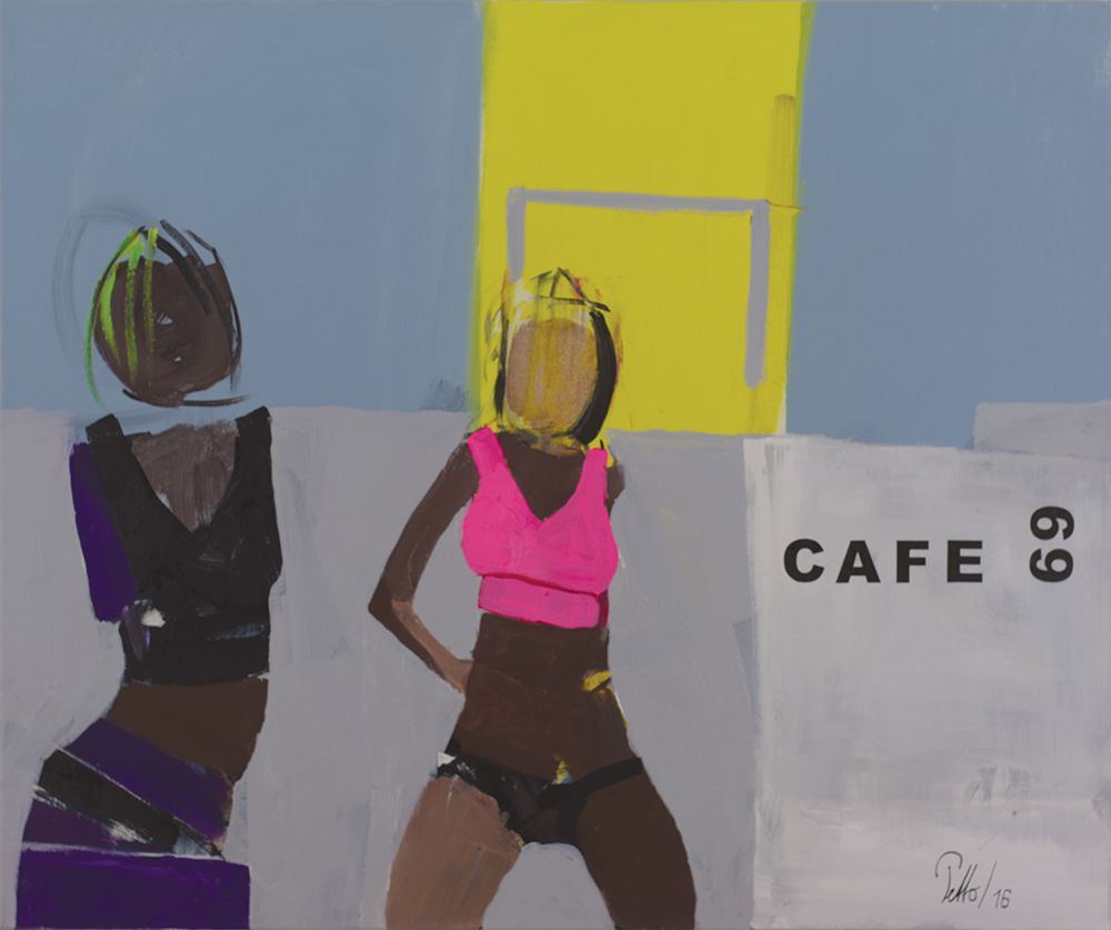 CAFE 69 art print by Mr. Petto for $57.95 CAD