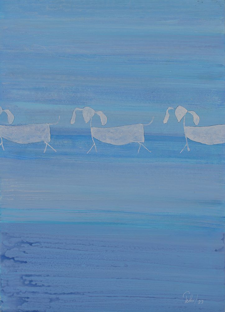 Sheep For Sleep art print by Mr. Petto for $57.95 CAD