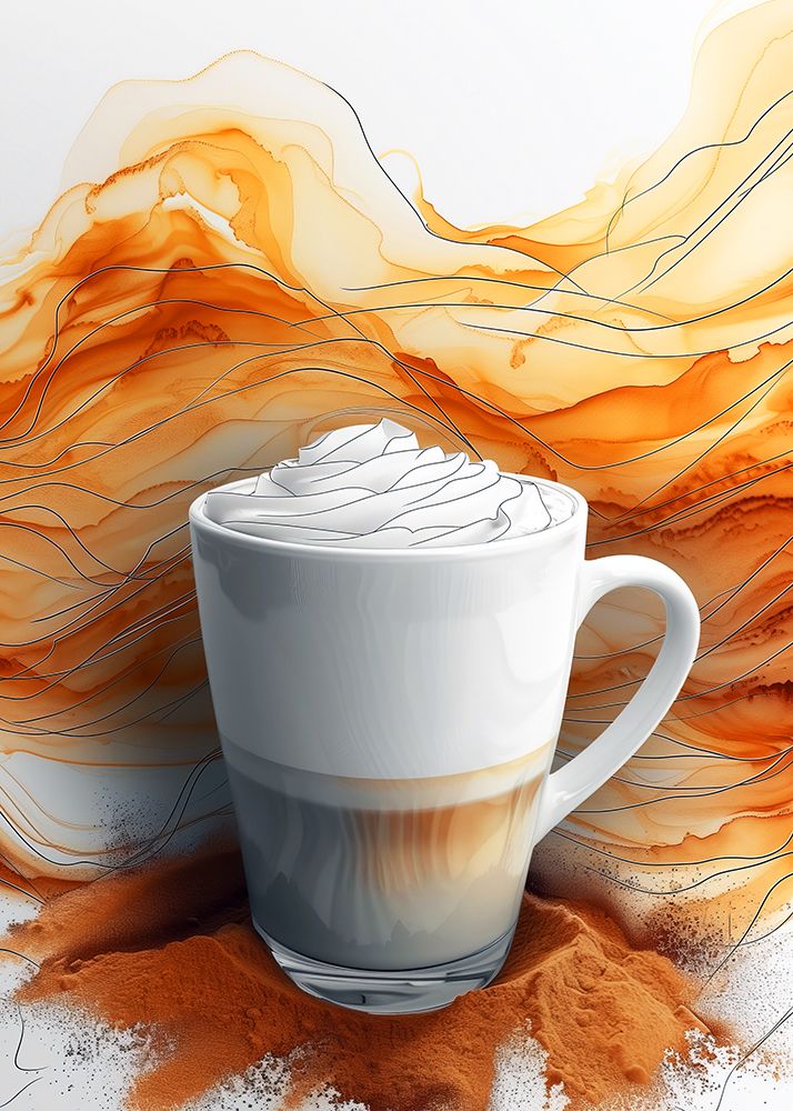 I Love Coffee Food Illustration Art (4) art print by Justyna Jaszke for $57.95 CAD