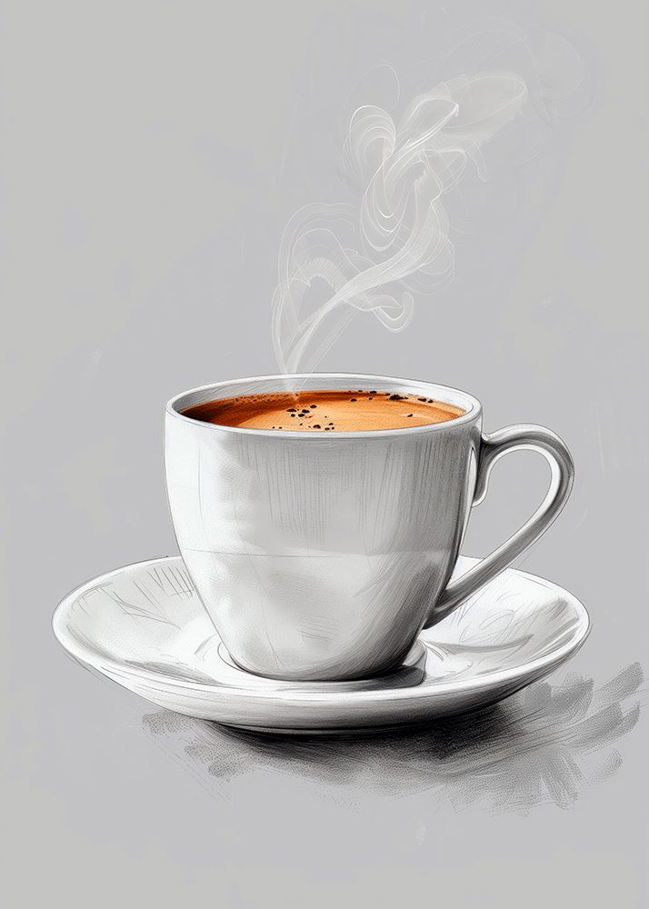 I Love Coffee Food Illustration Art (6) art print by Justyna Jaszke for $57.95 CAD