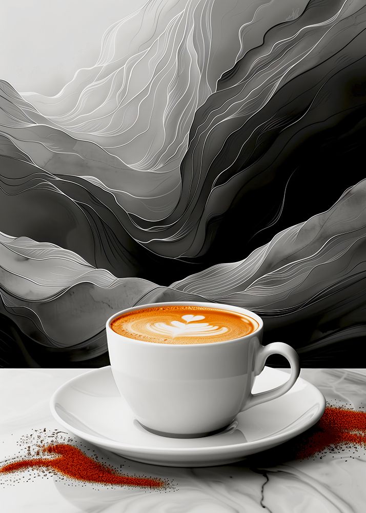 I Love Coffee Food Illustration Art (14) art print by Justyna Jaszke for $57.95 CAD