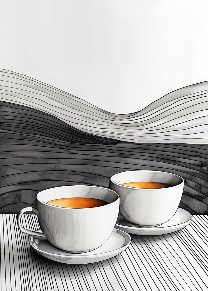 I Love Coffee Food Illustration Art (15) art print by Justyna Jaszke for $57.95 CAD