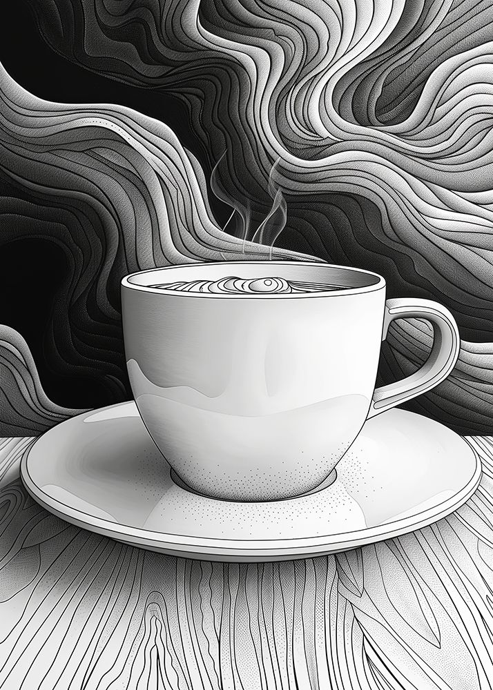 I Love Coffee Food Illustration Art (17) art print by Justyna Jaszke for $57.95 CAD
