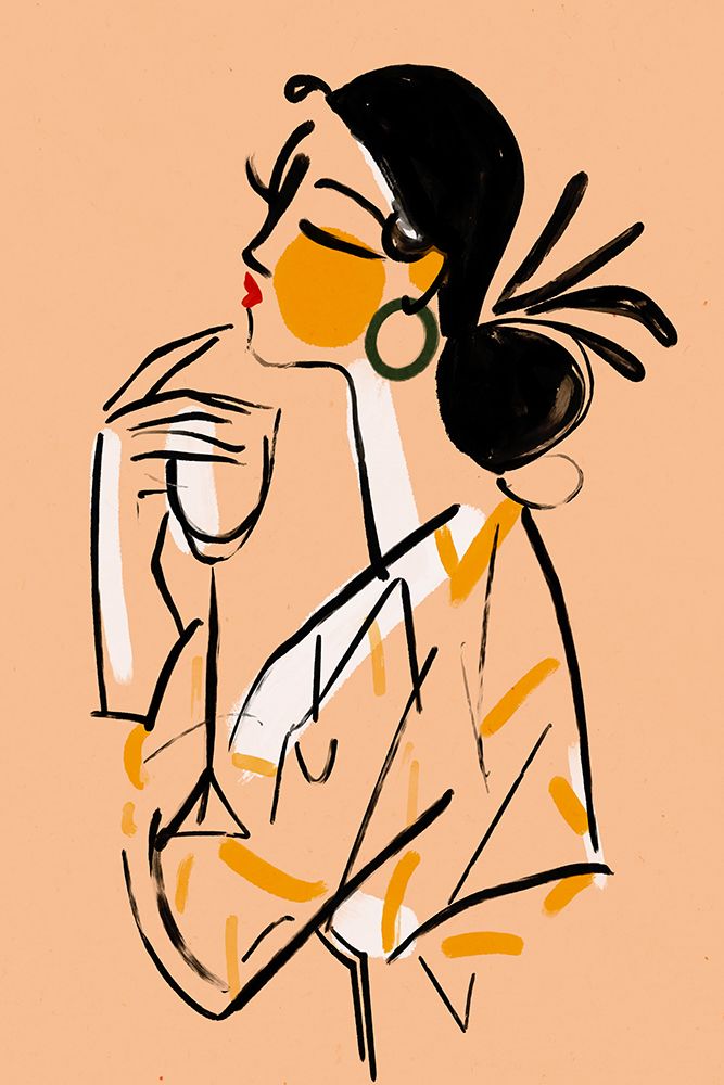 Vin An Paris art print by Treechild for $57.95 CAD