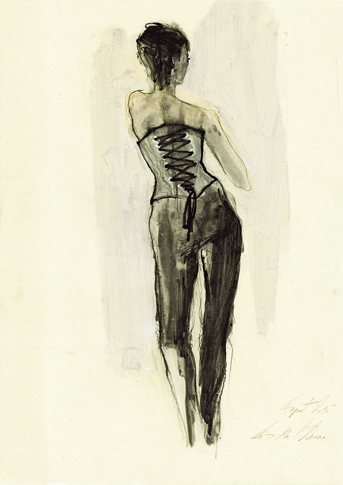 Hommage An Toulouse-Lautrec XXXV art print by Ute Rathmann for $57.95 CAD