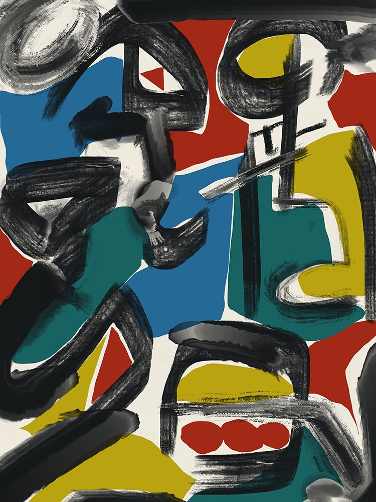 Maximalist abstract 02 art print by Little Dean for $57.95 CAD