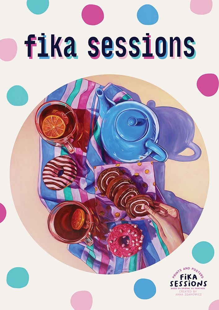 Hot Tea and Hot Pink art print by Anna Zdanowicz for $57.95 CAD