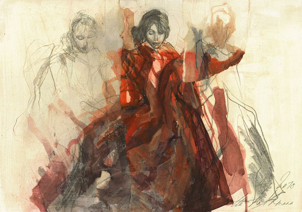 Hommage An Van Dongen XII art print by Ute Rathmann for $57.95 CAD
