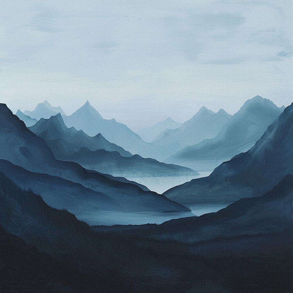 Poster Canvas Mountain 25 art print by Bilge Paksoylu for $57.95 CAD