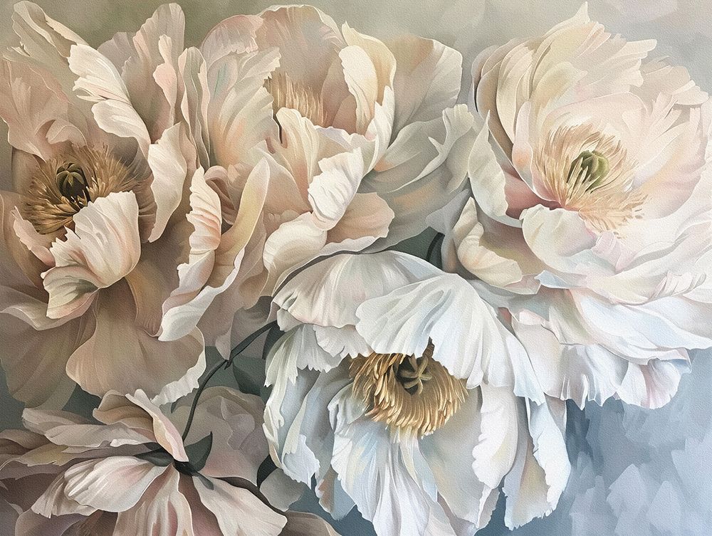 Poster Flower Paint 1 art print by Bilge Paksoylu for $57.95 CAD