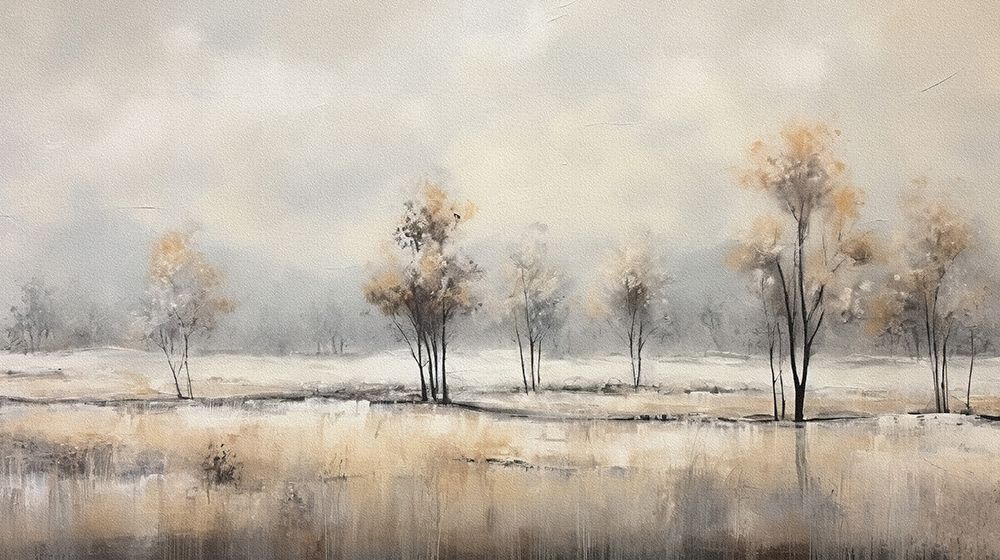 Horizontal Abstract Landscape 6 art print by Bilge Paksoylu for $57.95 CAD