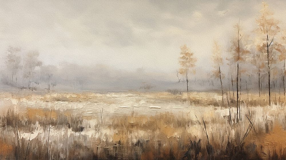 Horizontal Abstract Landscape 7 art print by Bilge Paksoylu for $57.95 CAD