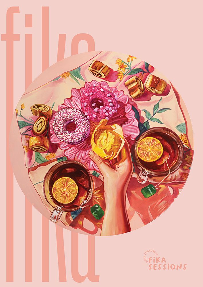 Spill the Tea art print by Anna Zdanowicz for $57.95 CAD