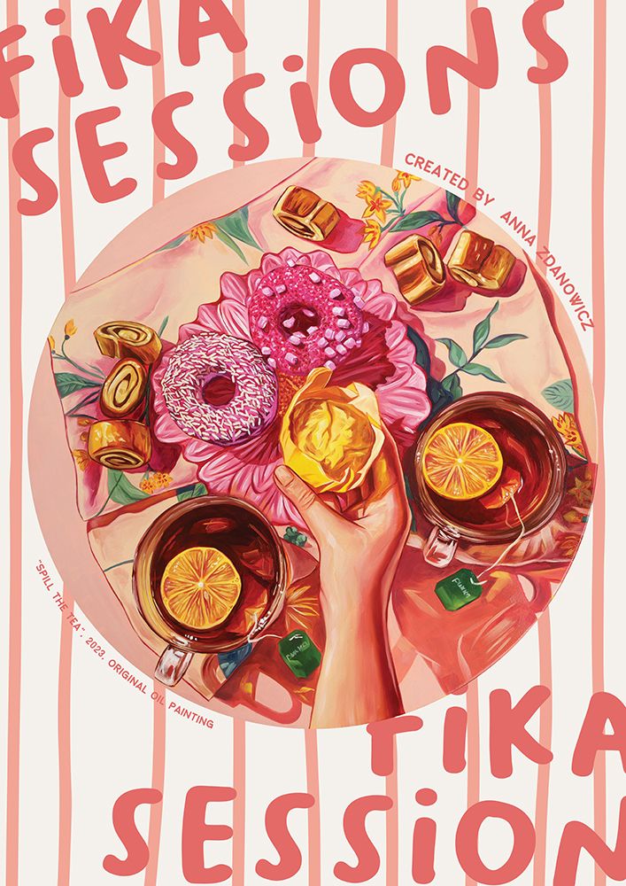 Spill the Tea art print by Anna Zdanowicz for $57.95 CAD
