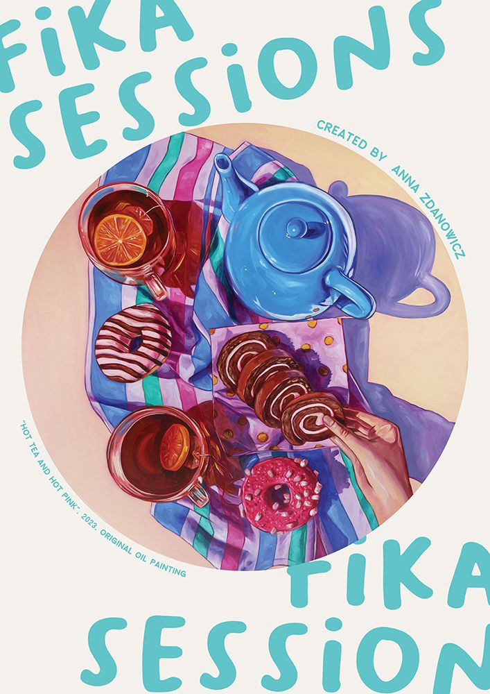 Hot Tea and Hot Pink art print by Anna Zdanowicz for $57.95 CAD