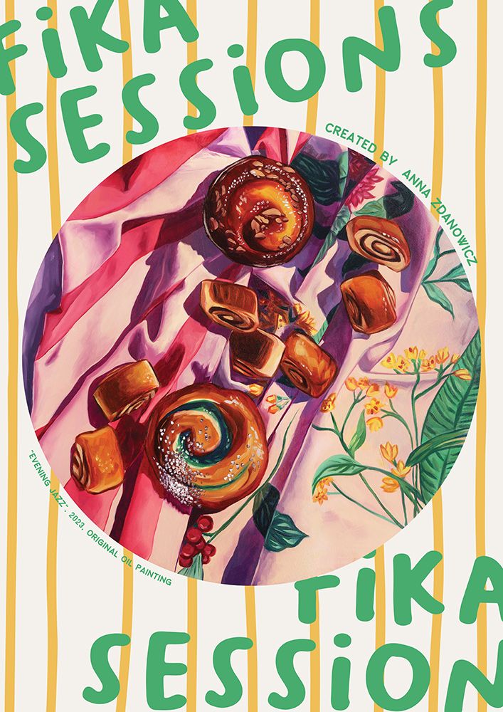 Evening Jazz art print by Anna Zdanowicz for $57.95 CAD