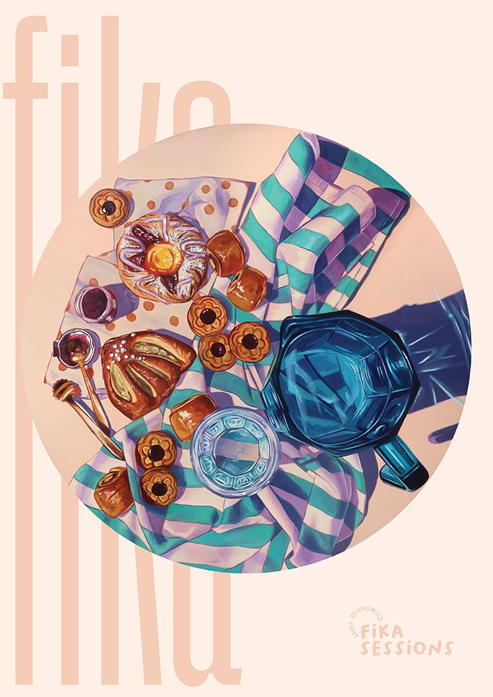Beach Jam Sessions art print by Anna Zdanowicz for $57.95 CAD