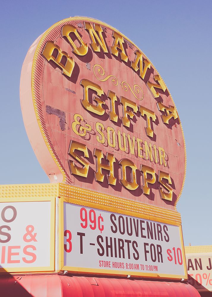 Gift Souvenirs Shop Las Vegas art print by Pictufy Studio III for $57.95 CAD