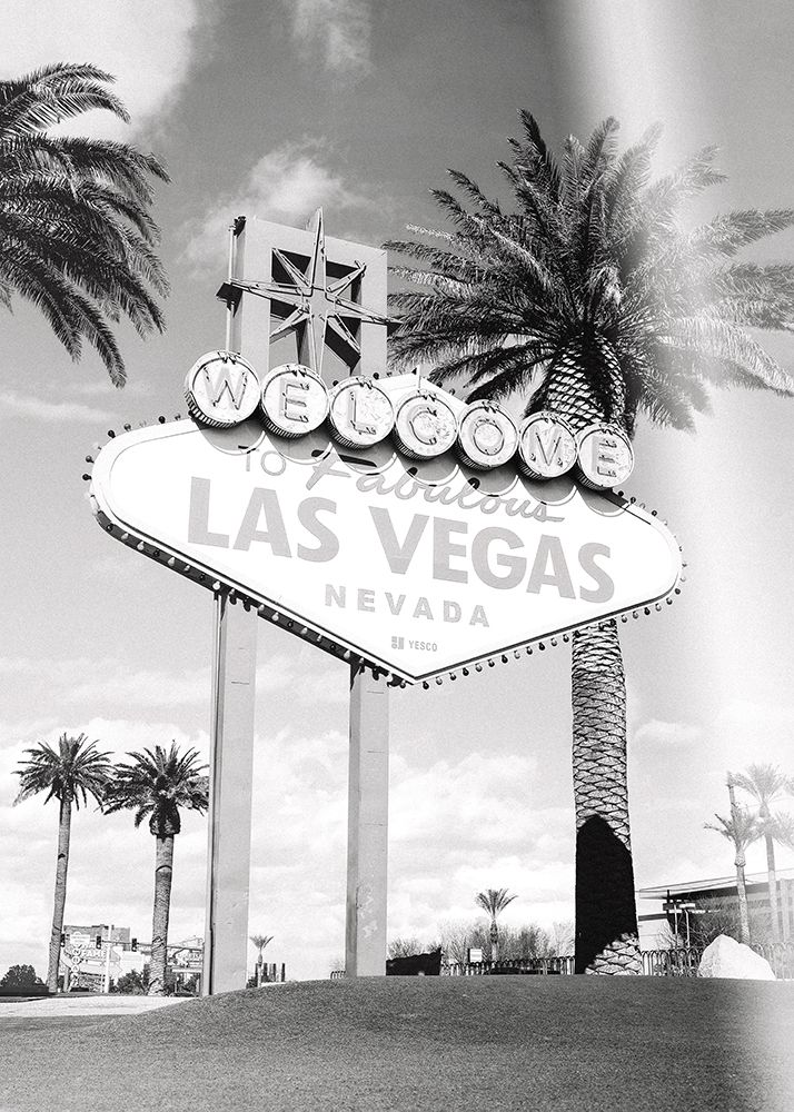 Las Vegas Sign Bw art print by Pictufy Studio III for $57.95 CAD