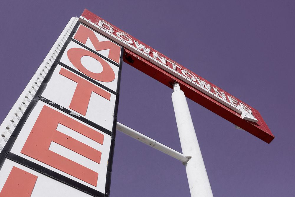 Las Vegas Downtowner Motel art print by Pictufy Studio III for $57.95 CAD