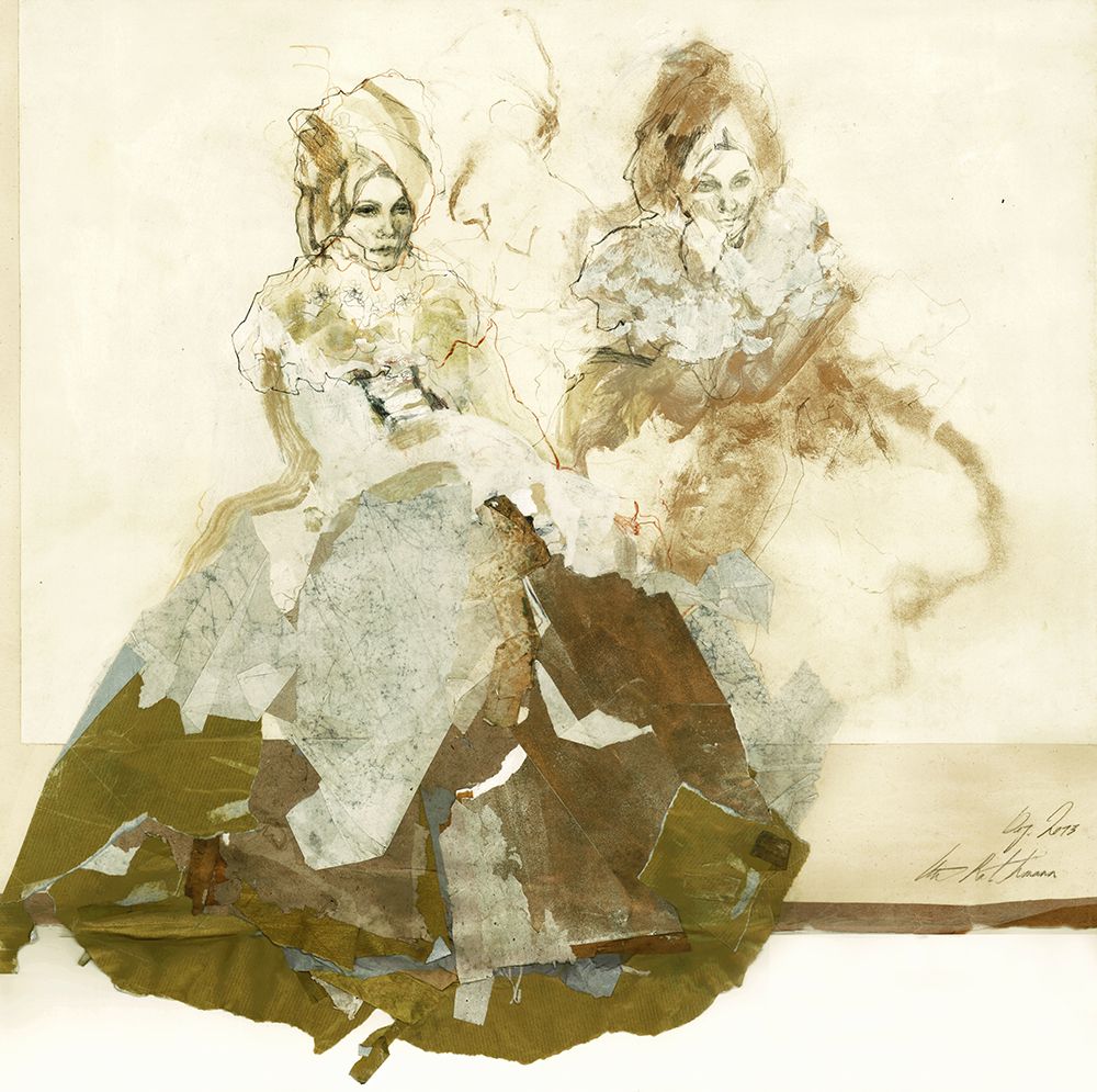 Hommage An Watteau XII art print by Ute Rathmann for $57.95 CAD