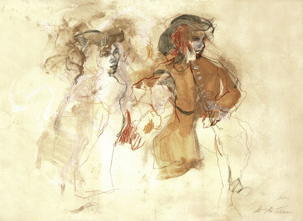 Hommage An Watteau III art print by Ute Rathmann for $57.95 CAD