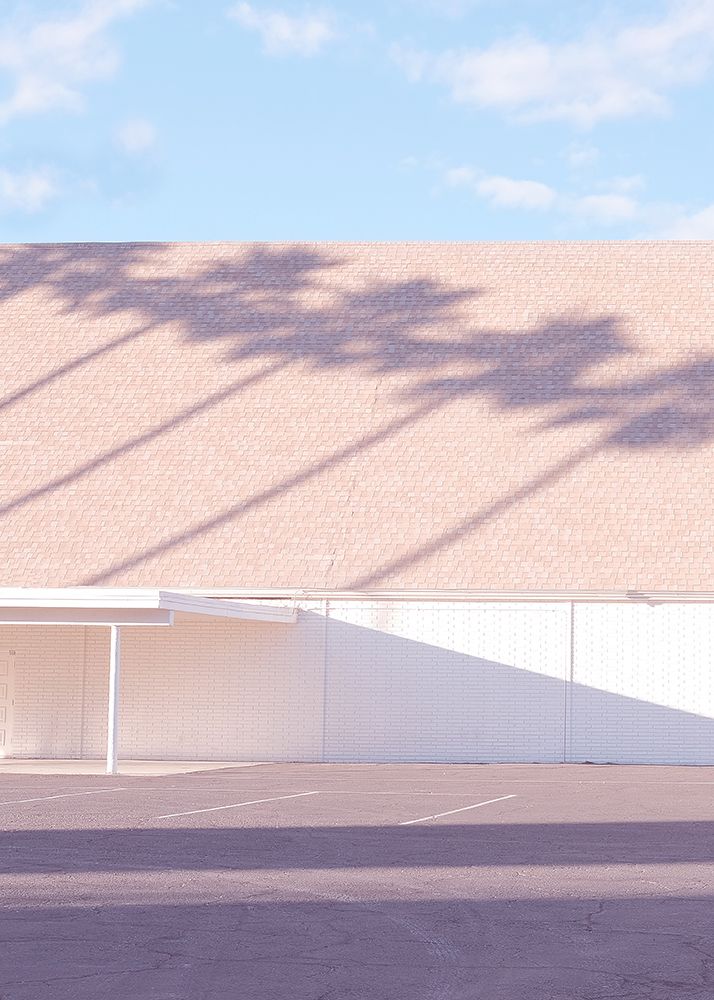 Las Vegas Chapel Palm Shadows art print by Pictufy Studio III for $57.95 CAD