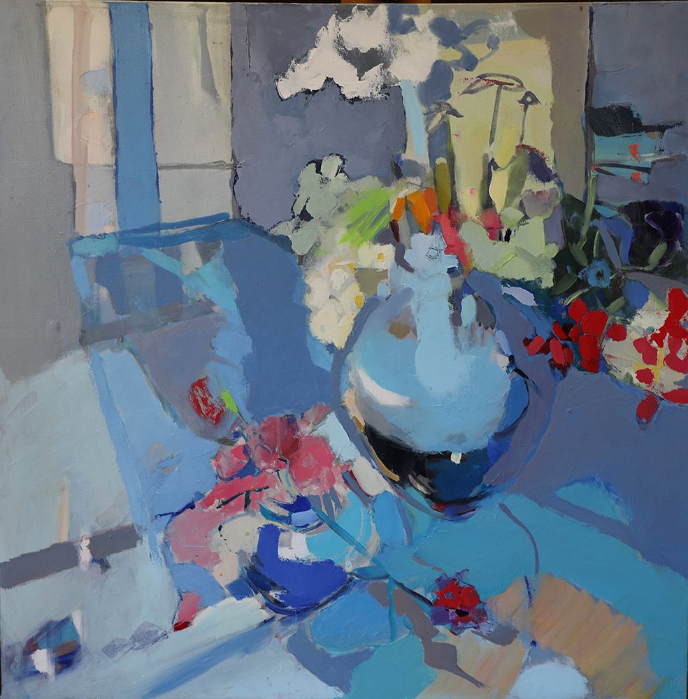 Blue Air art print by Elena Shraibman for $57.95 CAD