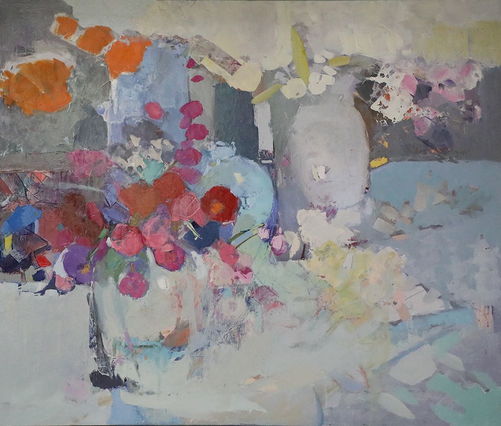 Still Life with White Jug art print by Elena Shraibman for $57.95 CAD