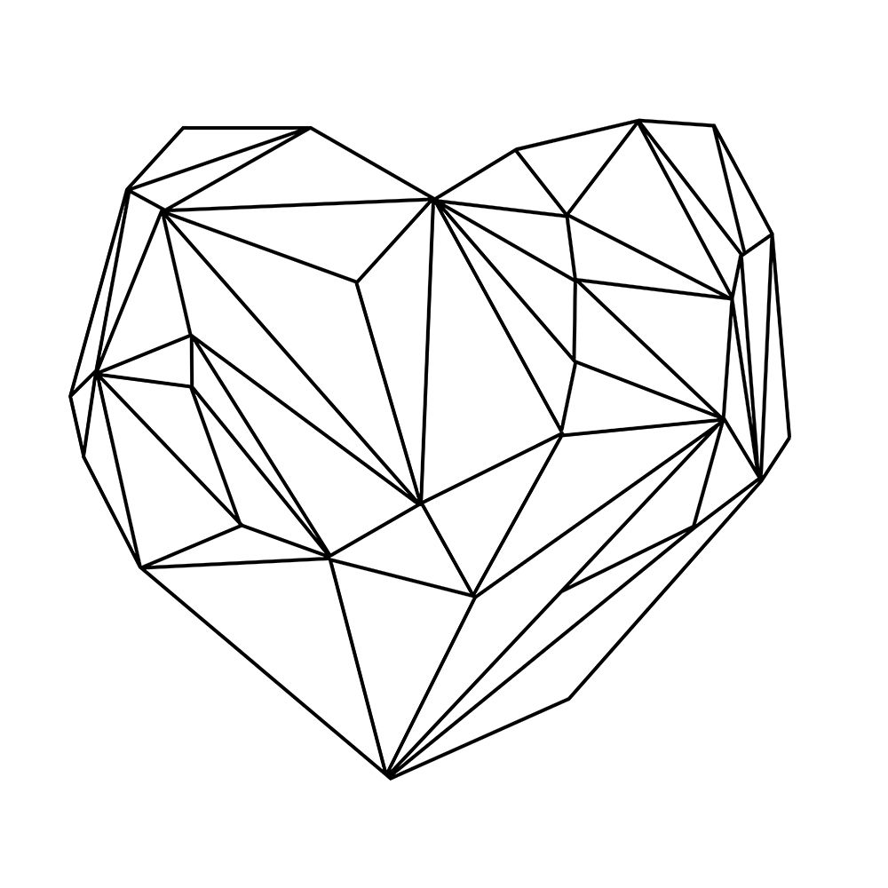 Heart Graphic art print by Mareike Bohmer for $57.95 CAD