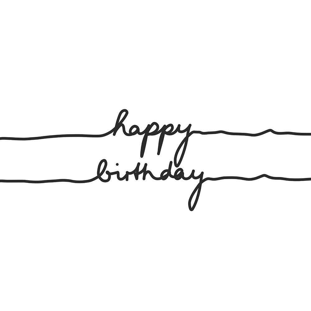 Happy Birthday art print by Mareike Bohmer for $57.95 CAD