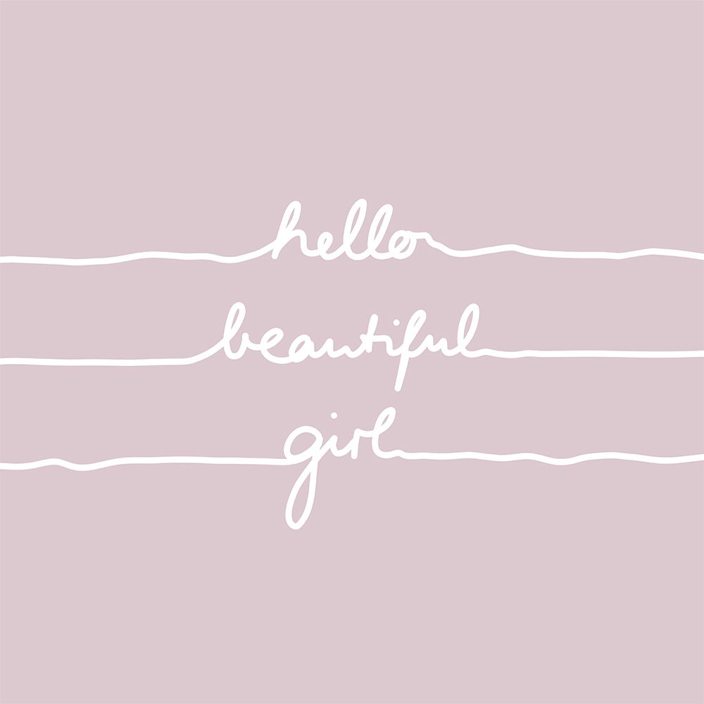 Hello Beautiful Girl art print by Mareike Bohmer for $57.95 CAD