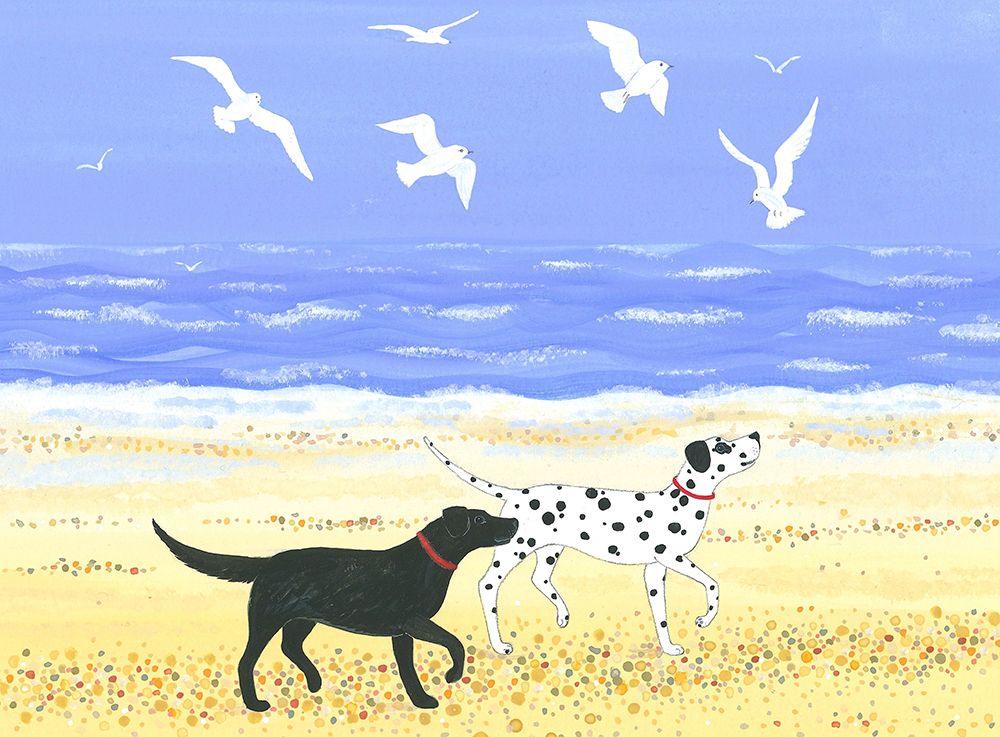 A Walk on the Beach art print by Isabelle Brent for $57.95 CAD