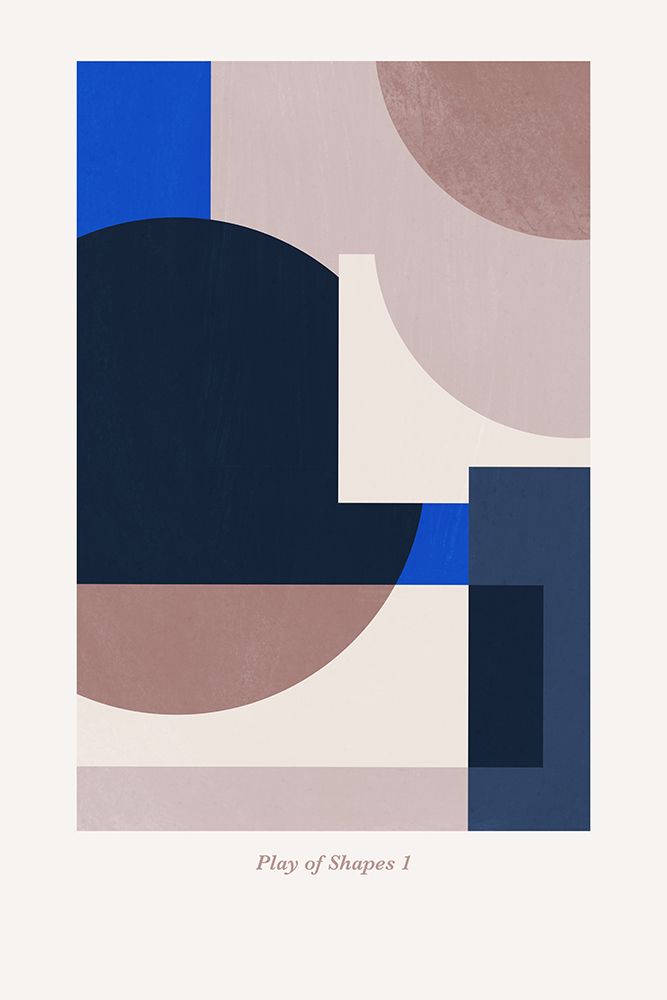 Play of Shapes 1 art print by Mareike Bohmer for $57.95 CAD