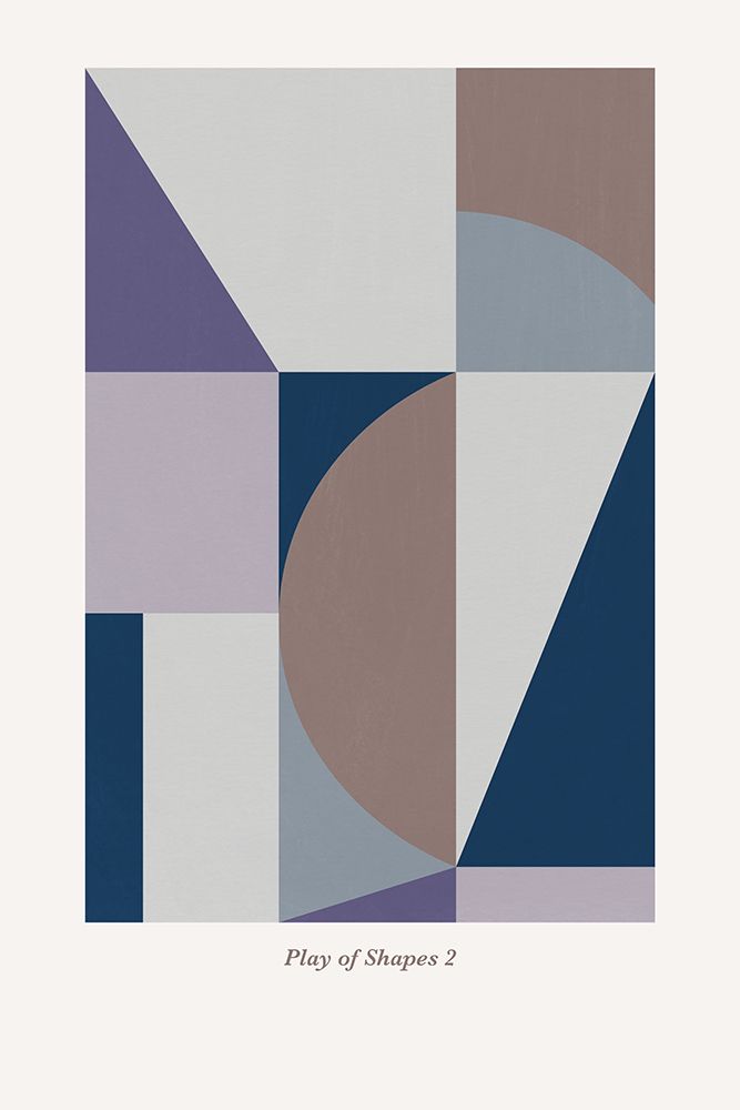 Play of Shapes 2 art print by Mareike Bohmer for $57.95 CAD