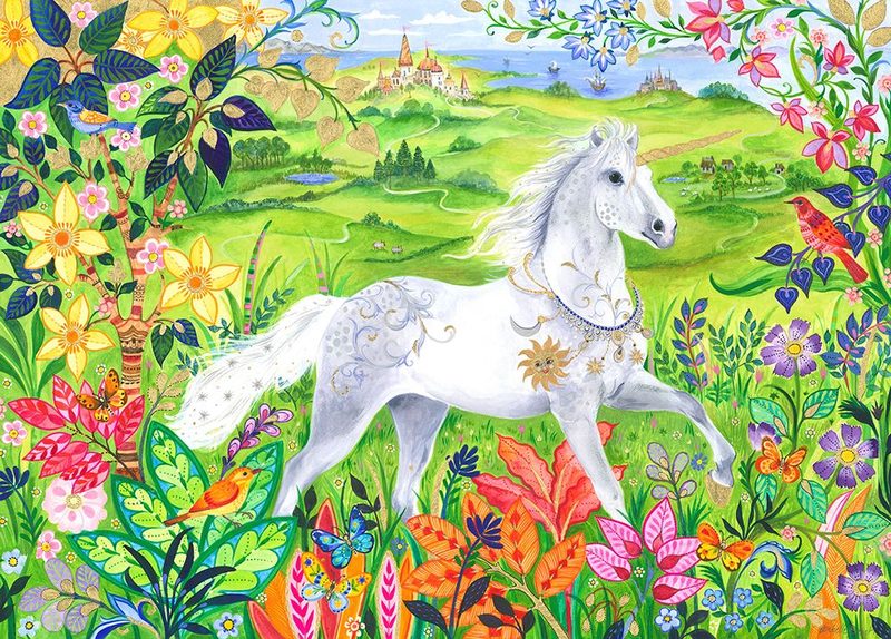 Majestic Unicorn art print by Isabelle Brent for $57.95 CAD