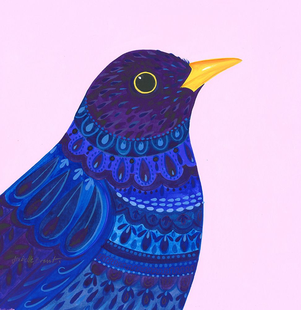 Decorative Blackbird art print by Isabelle Brent for $57.95 CAD