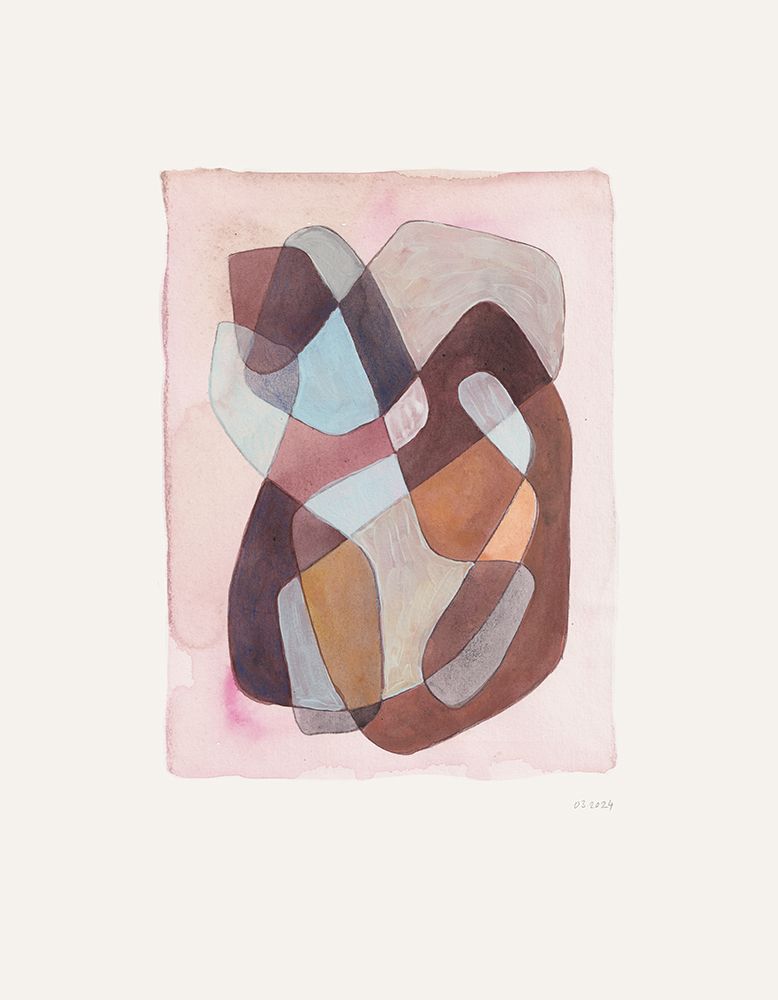 Abstract composition N.13 art print by Catalina Somolinos for $57.95 CAD