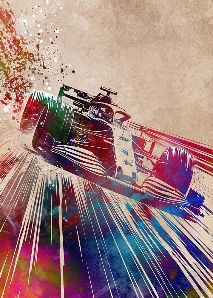 Sport Racing art art print by Justyna Jaszke for $57.95 CAD