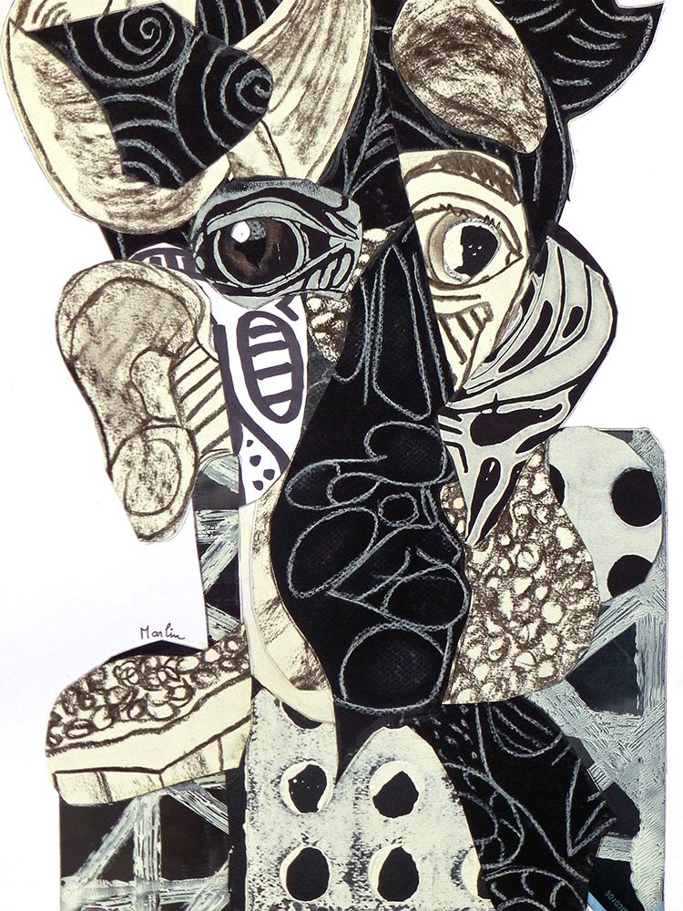 black and white art print by Pascal Marlin for $57.95 CAD
