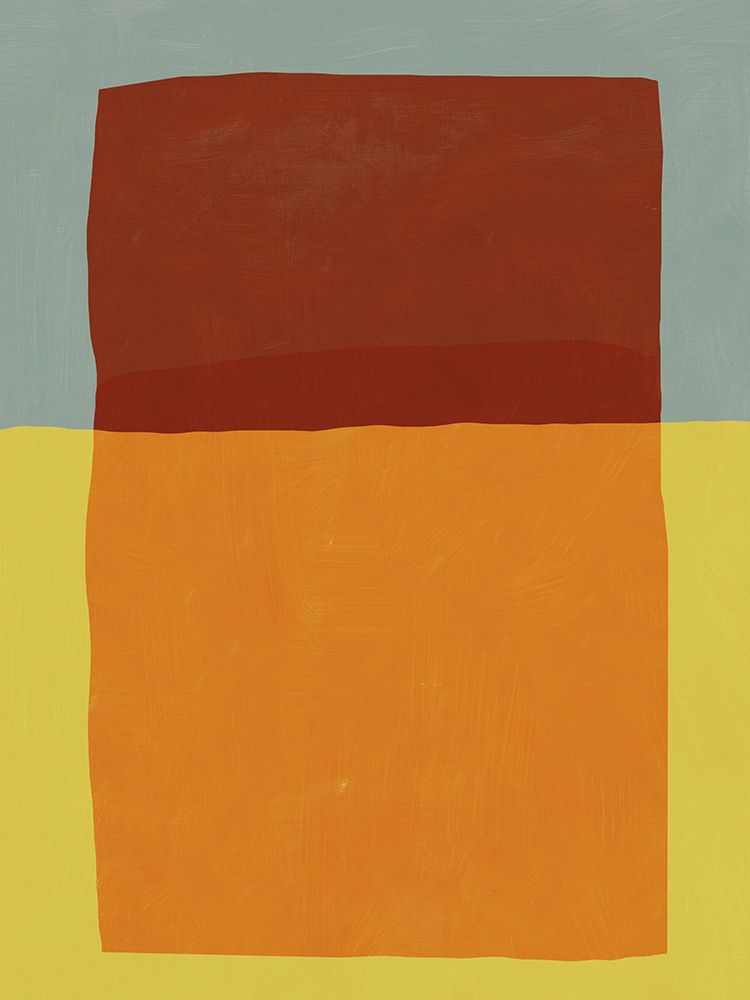 Overlay of colors minimal design art print by Little Dean for $57.95 CAD